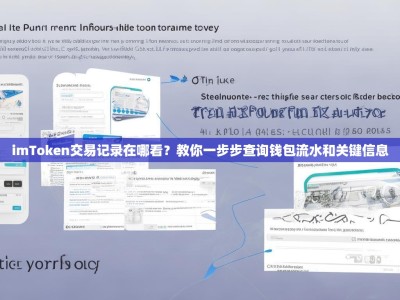 imToken交易记录在哪看？教你一步步查询钱包流水和关键信息