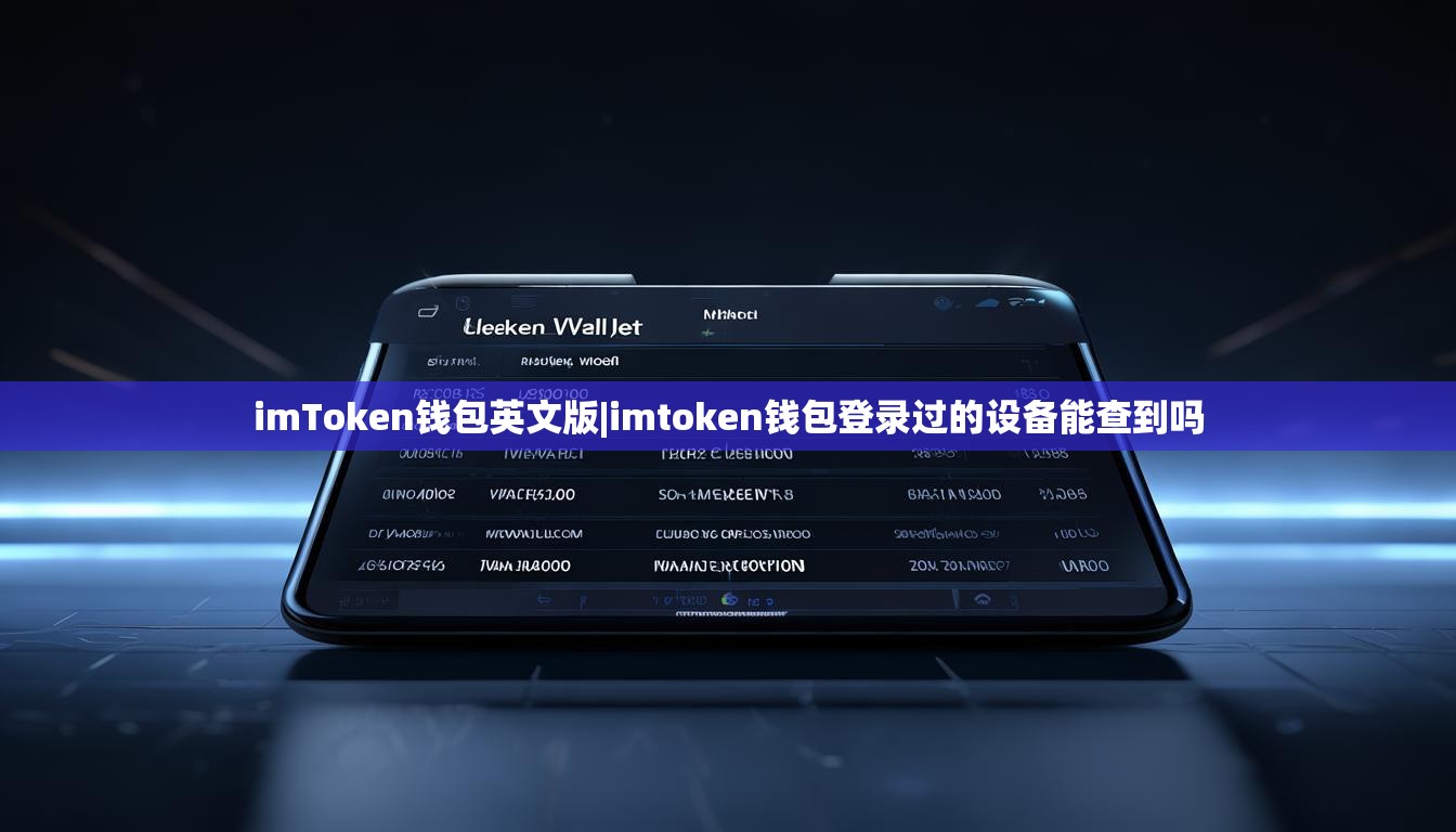 imToken钱包英文版|imtoken钱包登录过的设备能查到吗