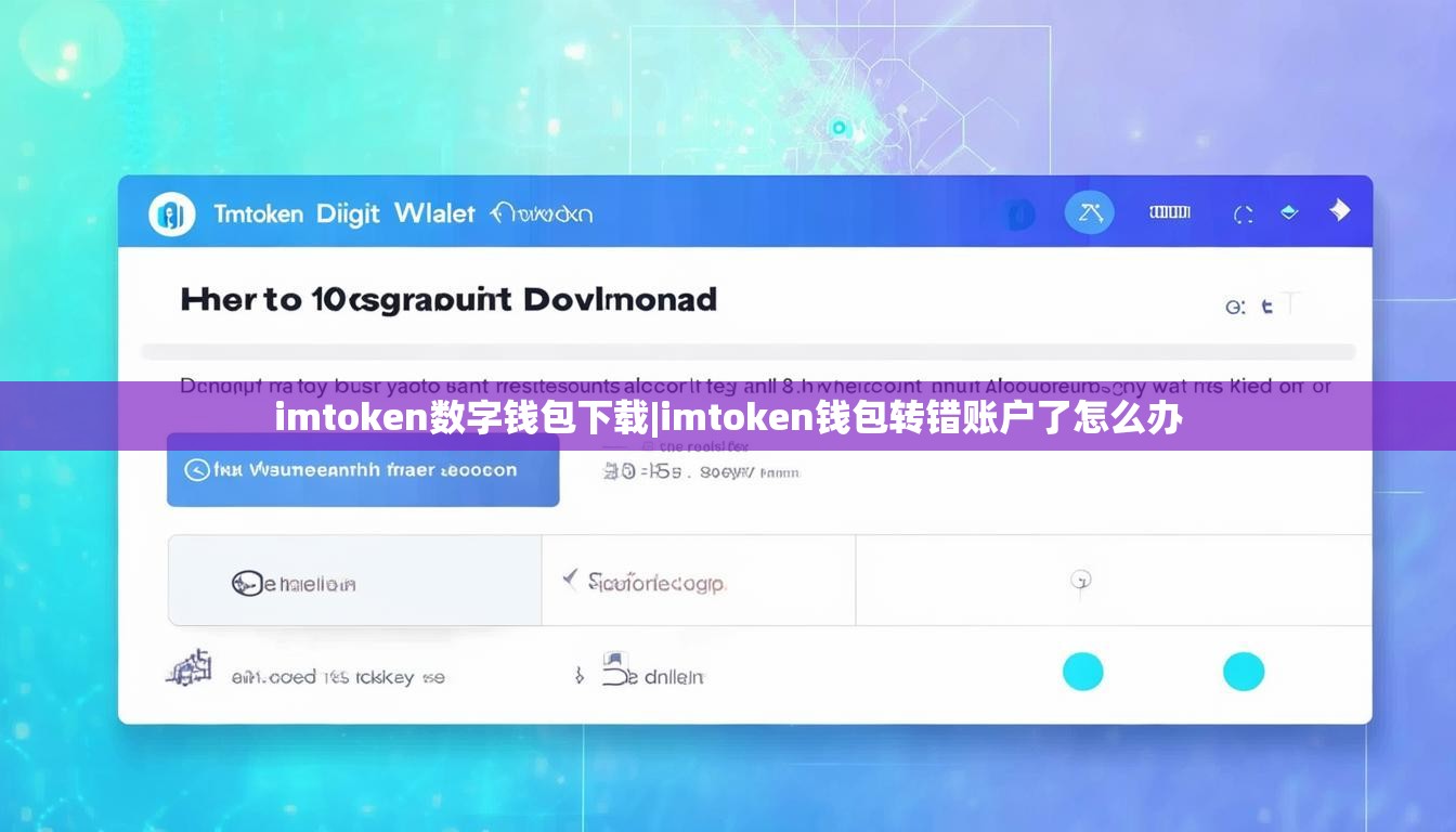 imtoken数字钱包下载|imtoken钱包转错账户了怎么办