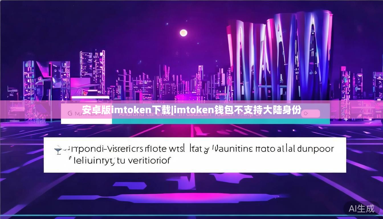 安卓版imtoken下载|imtoken钱包不支持大陆身份