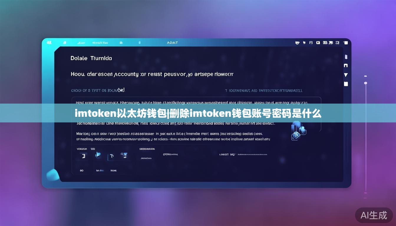 imtoken以太坊钱包|删除imtoken钱包账号密码是什么