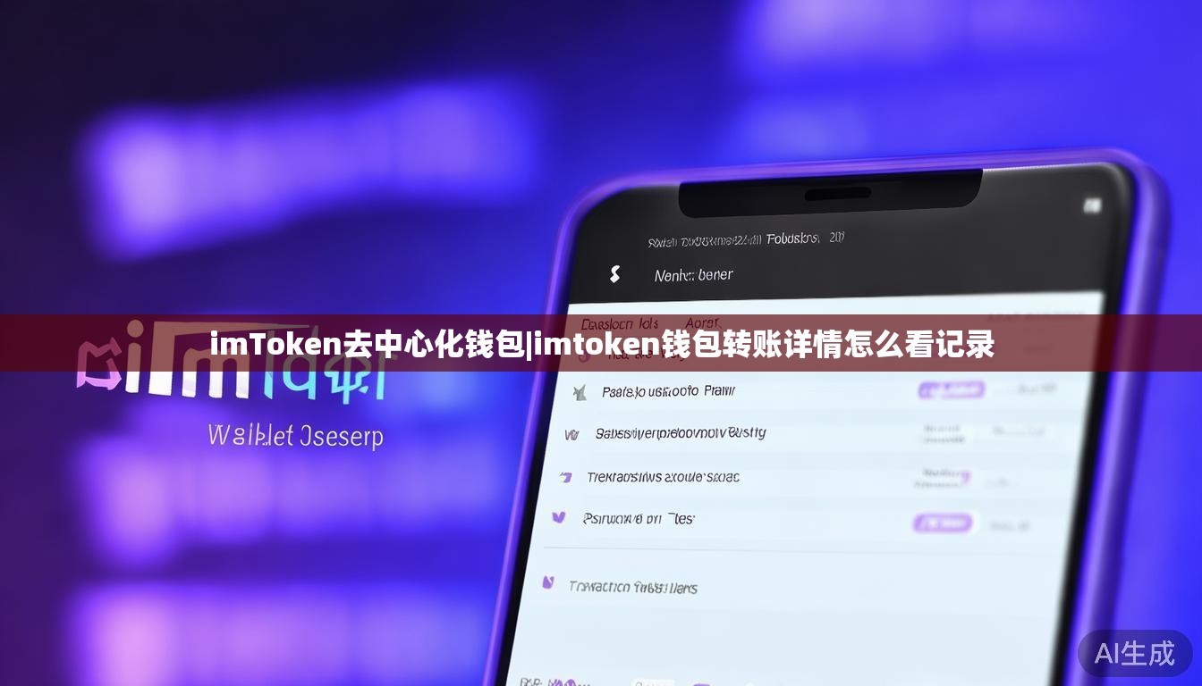 imToken去中心化钱包|imtoken钱包转账详情怎么看记录