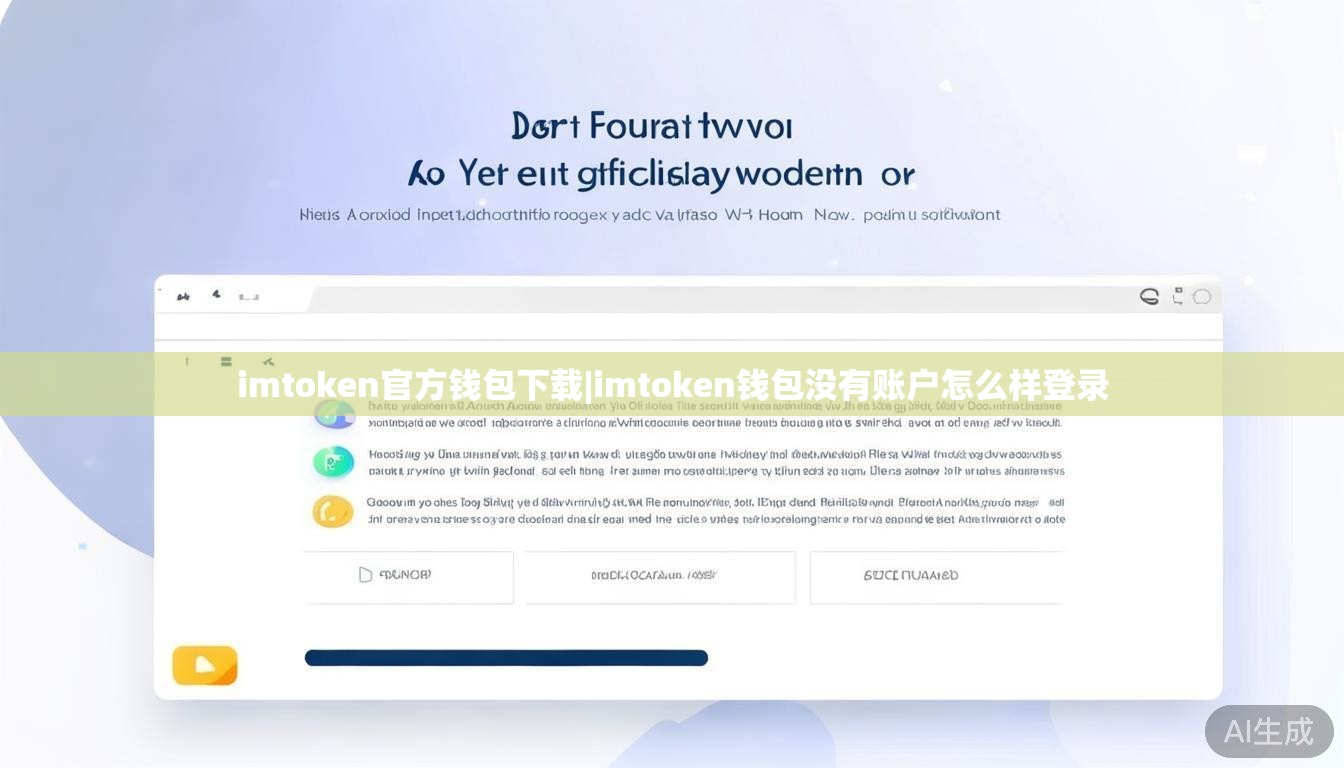 imtoken官方钱包下载|imtoken钱包没有账户怎么样登录