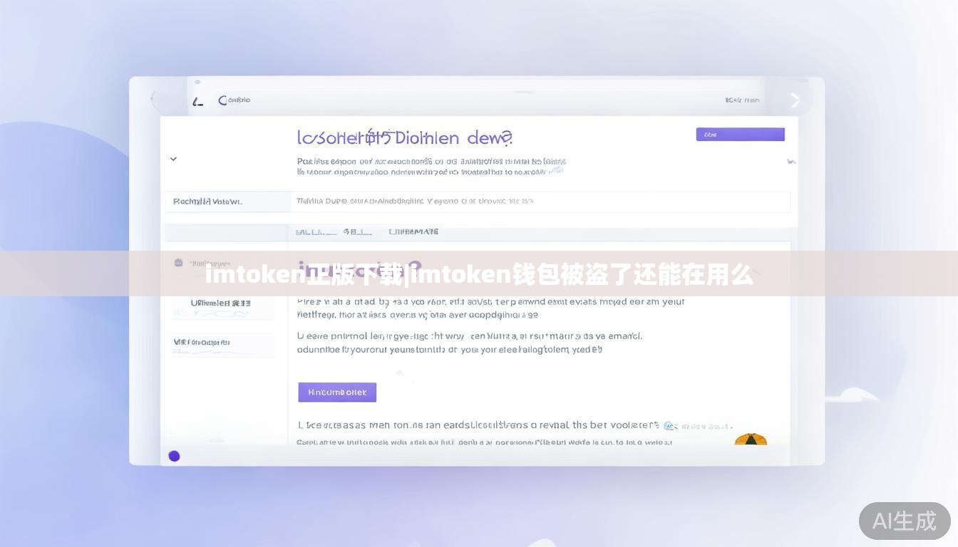 imtoken正版下载|imtoken钱包被盗了还能在用么