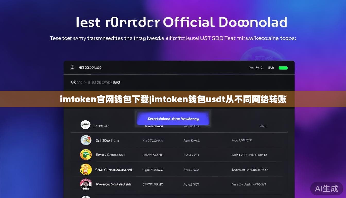 imtoken官网钱包下载|imtoken钱包usdt从不同网络转账