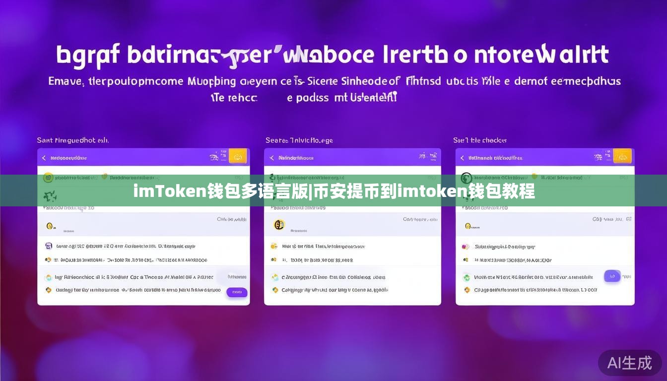 imToken钱包多语言版|币安提币到imtoken钱包教程 imToken钱包多语言版|币安提币到imtoken钱包教程