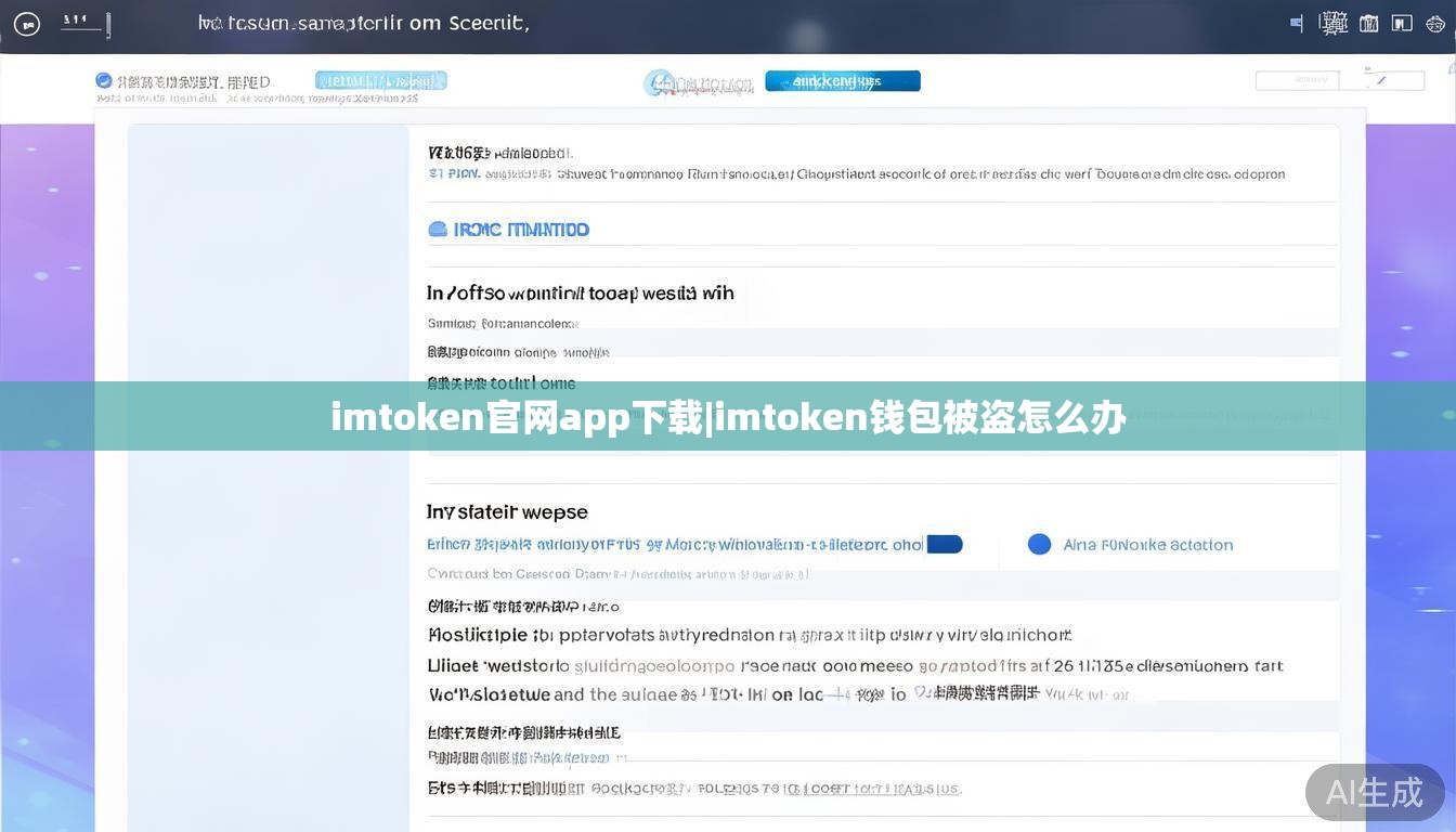 imtoken官网app下载|imtoken钱包被盗怎么办