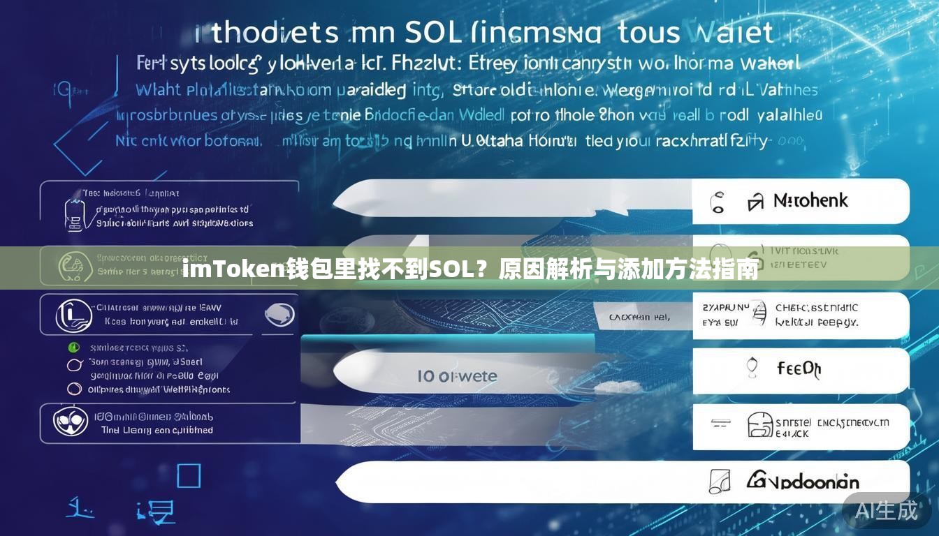 imToken钱包里找不到SOL?原因解析与添加方法指南 imToken钱包里找不到SOL?原因解析与添加方法指南