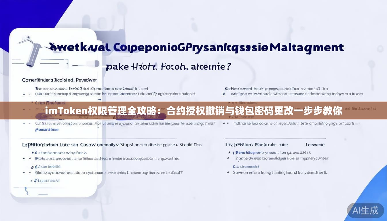 imToken权限管理全攻略：合约授权撤销与钱包密码更改一步步教你