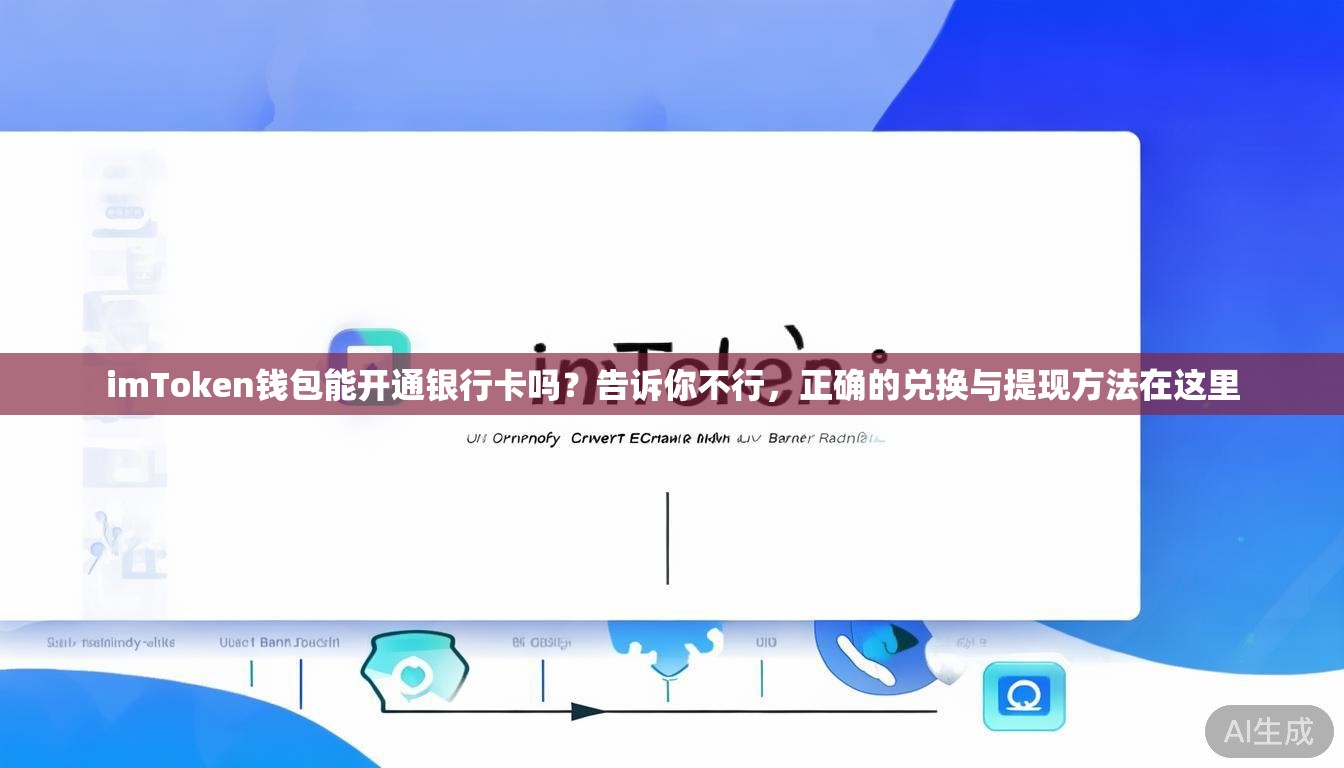 imToken钱包能开通银行卡吗？告诉你不行，正确的兑换与提现方法在这里