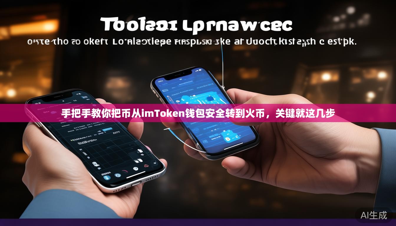 手把手教你把币从imToken钱包安全转到火币，关键就这几步