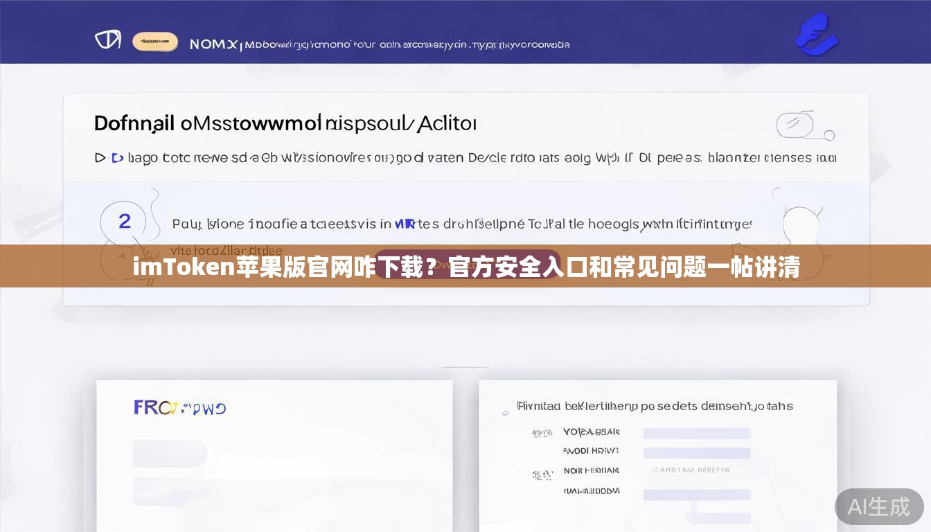 imToken苹果版官网咋下载？官方安全入口和常见问题一帖讲清