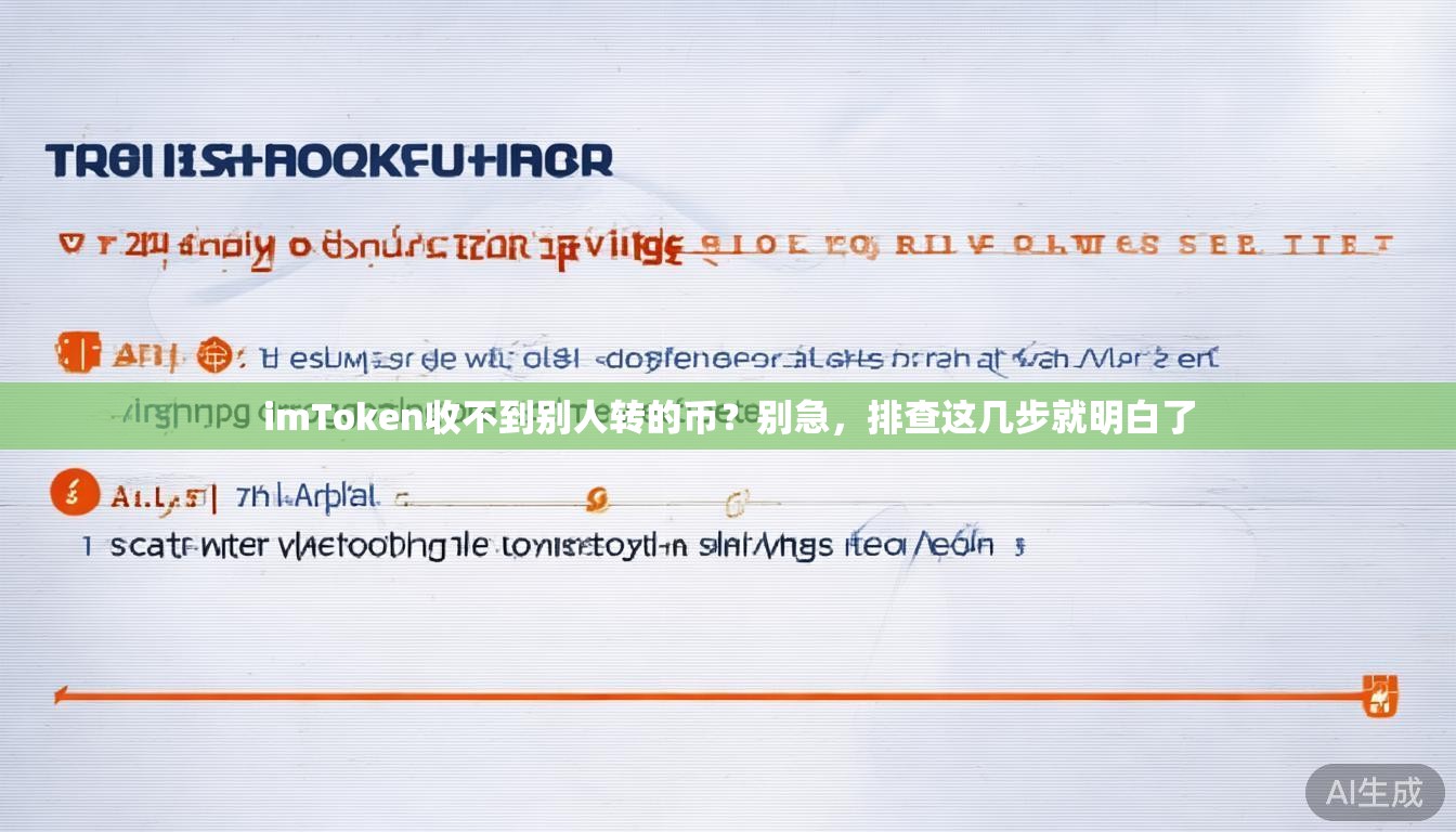 imToken收不到别人转的币？别急，排查这几步就明白了