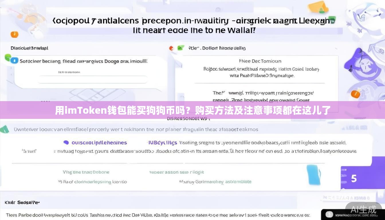 用imToken钱包能买狗狗币吗？购买方法及注意事项都在这儿了