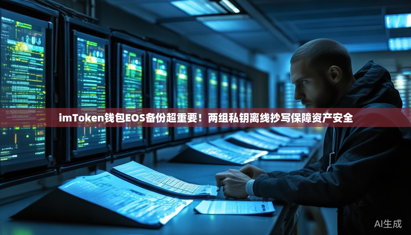 imToken钱包EOS备份超重要！两组私钥离线抄写保障资产安全