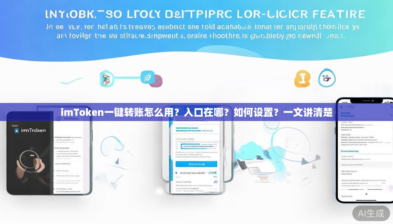 imToken一键转账怎么用？入口在哪？如何设置？一文讲清楚