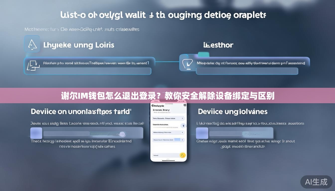谢尔IM钱包怎么退出登录？教你安全解除设备绑定与区别