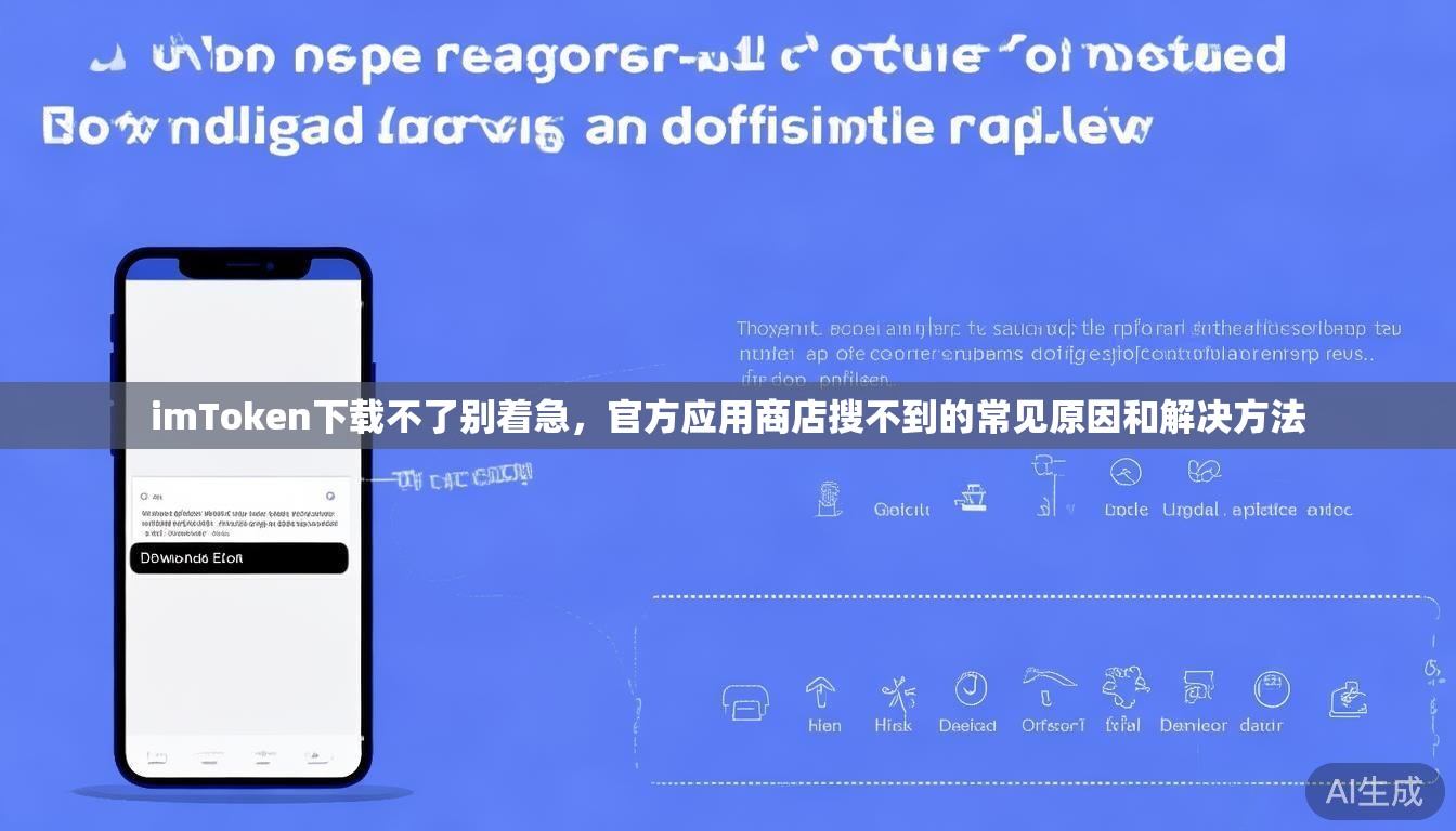 imToken下载不了别着急，官方应用商店搜不到的常见原因和解决方法