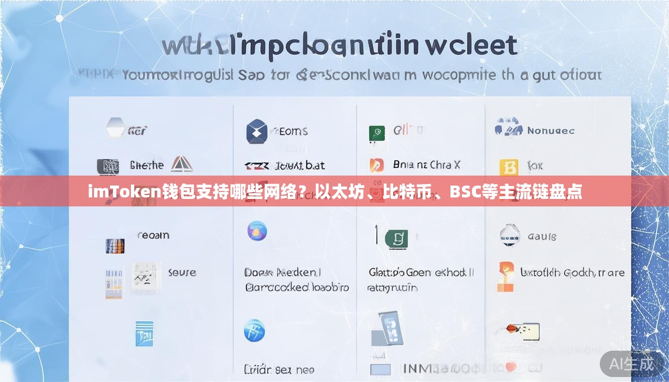 imToken钱包支持哪些网络？以太坊、比特币、BSC等主流链盘点