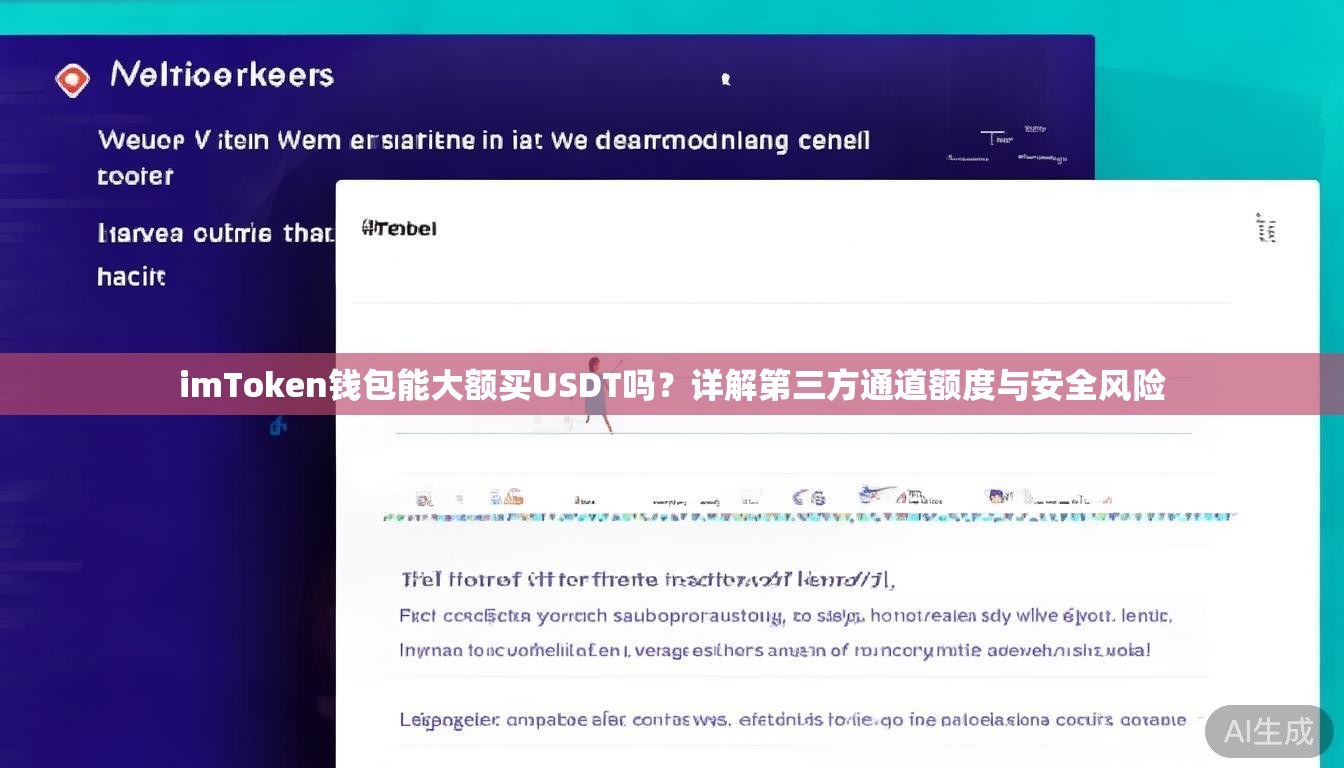 imToken钱包能大额买USDT吗？详解第三方通道额度与安全风险