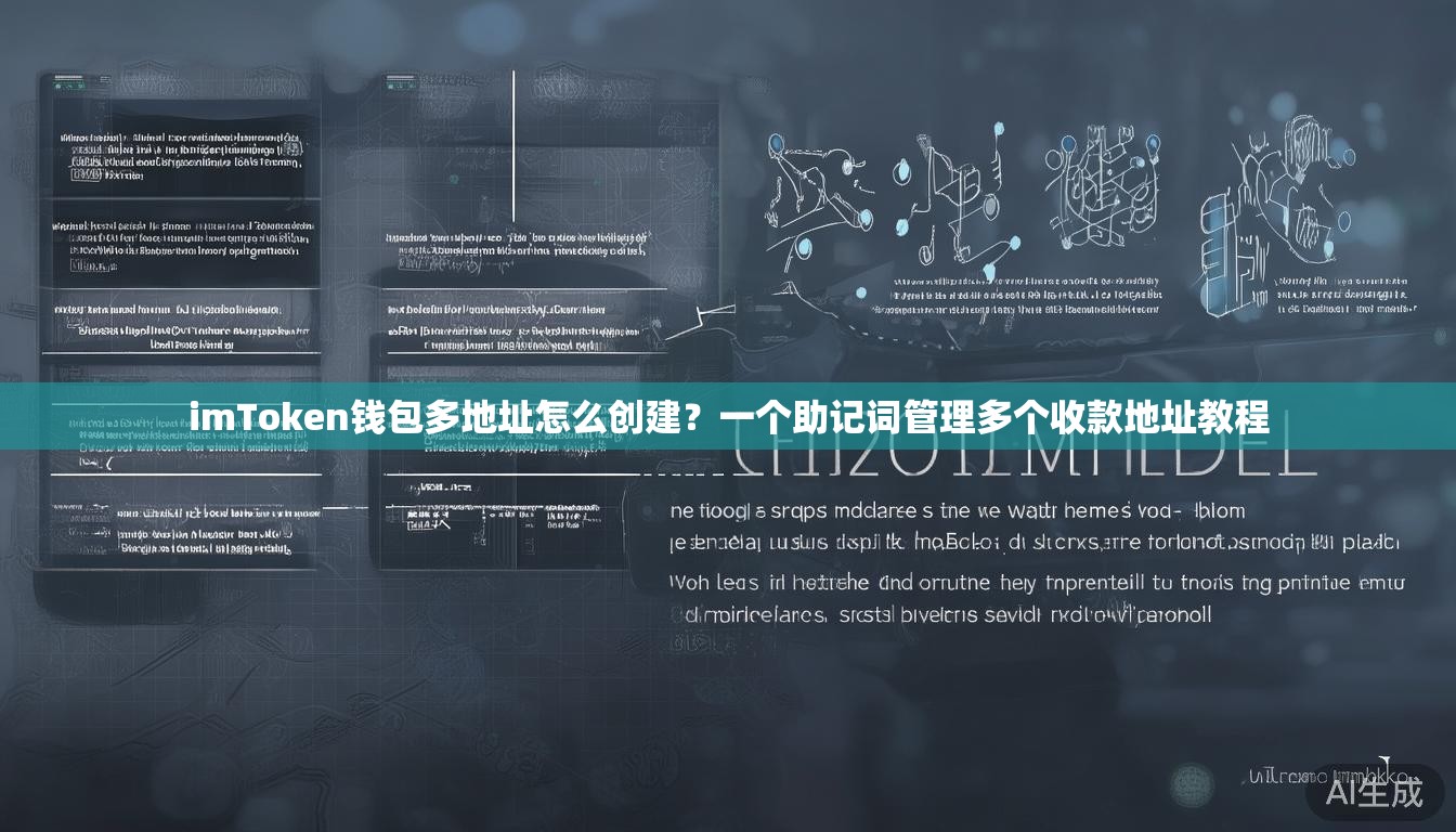imToken钱包多地址怎么创建？一个助记词管理多个收款地址教程