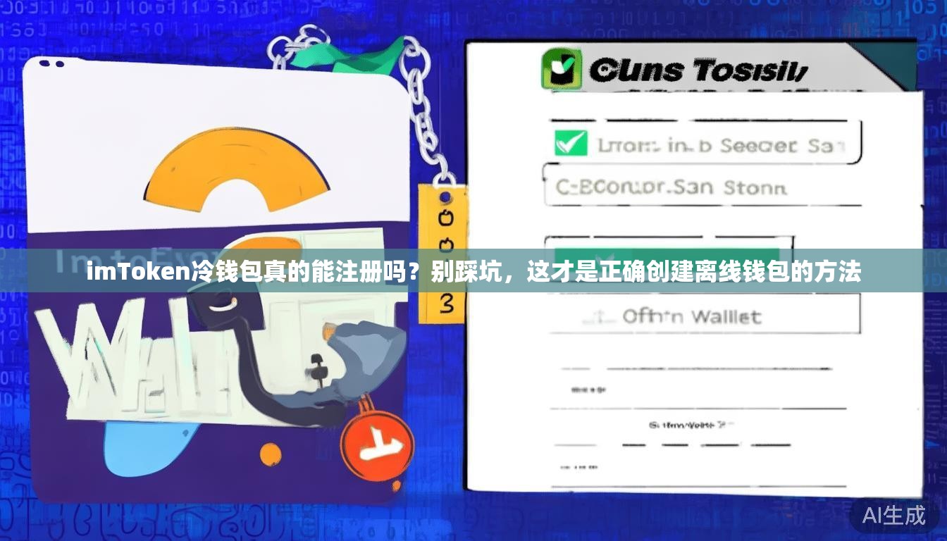 imToken冷钱包真的能注册吗？别踩坑，这才是正确创建离线钱包的方法