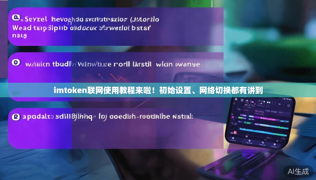 imtoken联网使用教程来啦！初始设置、网络切换都有讲到