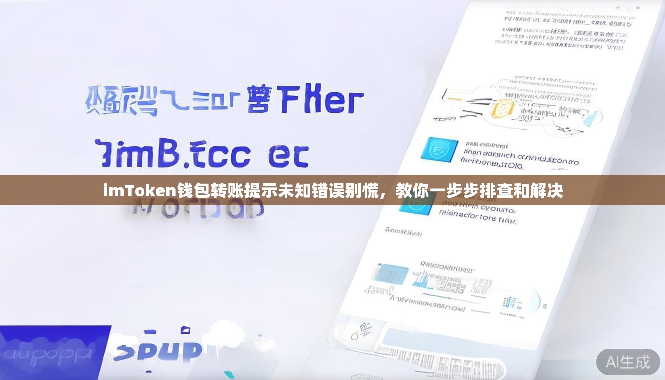 imToken钱包转账提示未知错误别慌,教你一步步排查和解决 imToken钱包转账提示未知错误别慌,教你一步步排查和解决