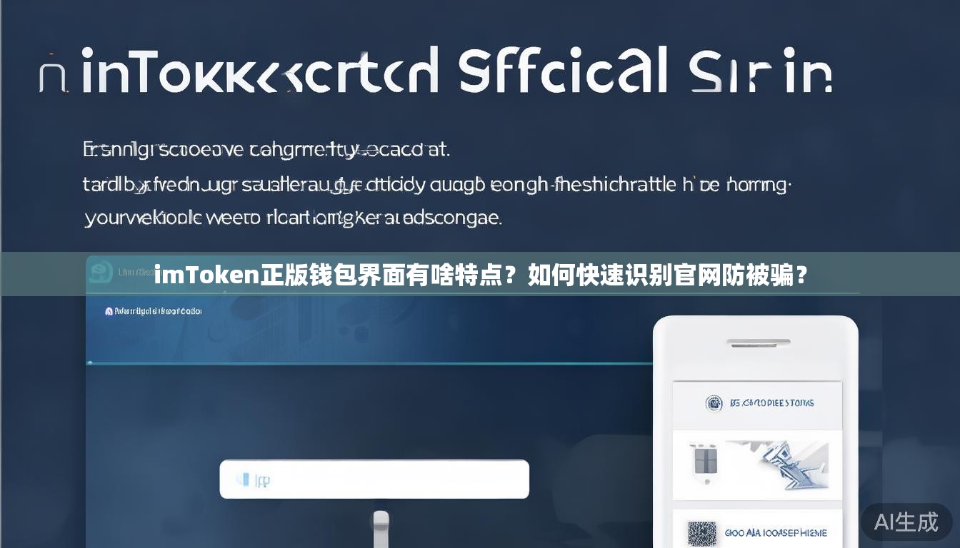 imToken正版钱包界面有啥特点？如何快速识别官网防被骗？