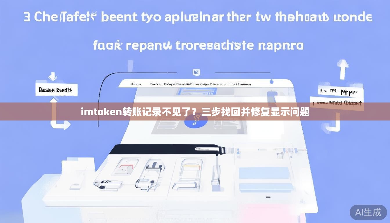 imtoken转账记录不见了？三步找回并修复显示问题